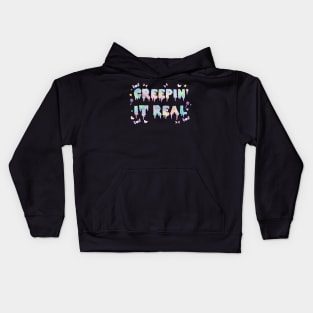 Womens Creepin It Real I Creepy Cute Soft Grunge Sweat Candy design Kids Hoodie